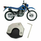 Kickstand Sidestand Enlarger Plate Pad for Suzuki DRZ400S/E SM (2000–2023) Black