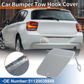 1 Pcs Rear Tow Hook Cover for BMW 1 Series (No. 51120038888) Ice Silver