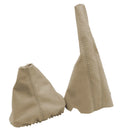 Leather Manual & Brake Boot Cover for VW Jetta Golf MK3 (1991–1998) Beige