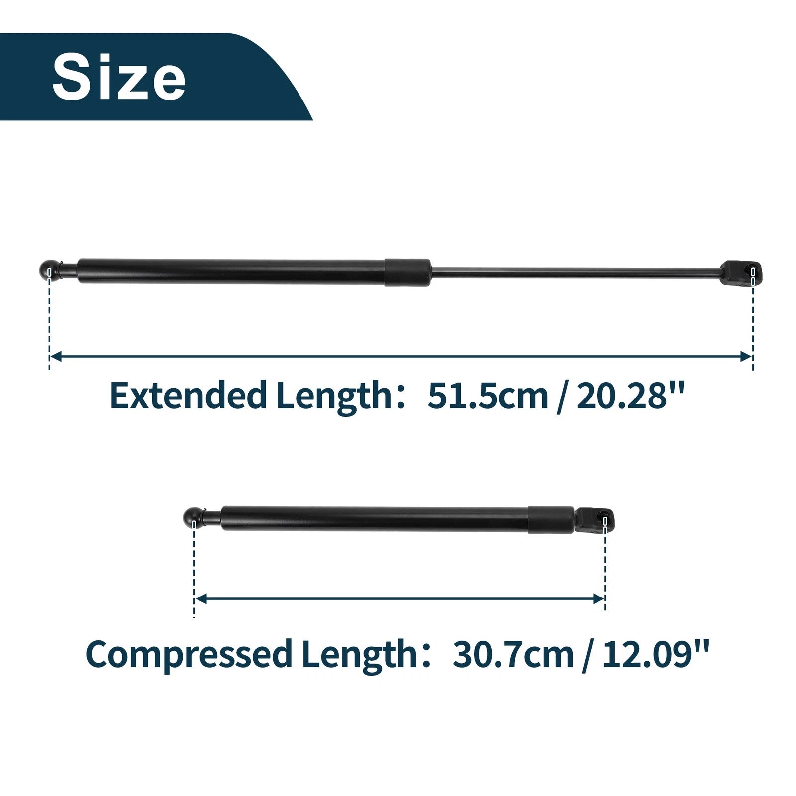 Front Hood Lift Supports Struts for Nissan Rogue Sport J11 (2014–2017)