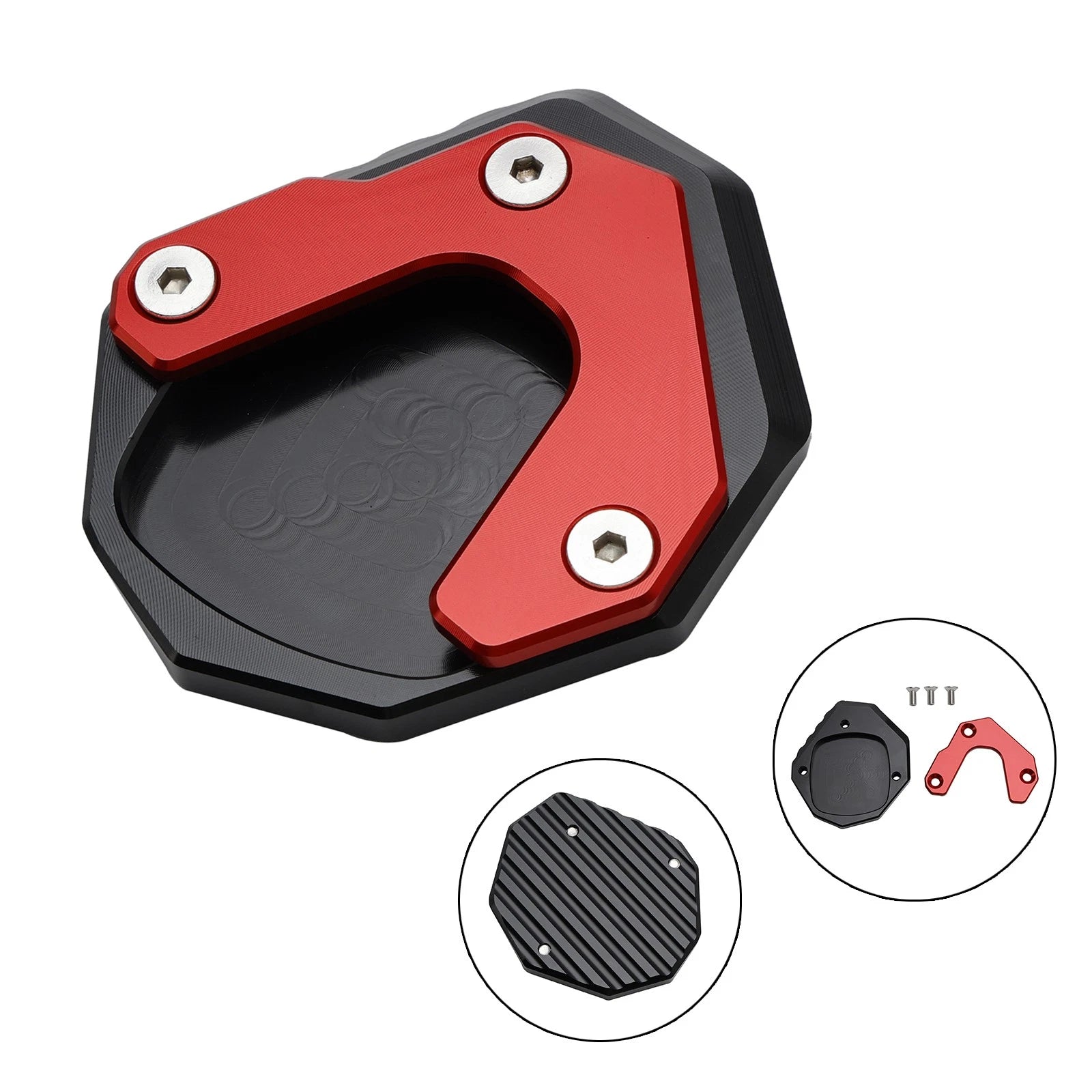 Kickstand Enlarger Plate Pad for Honda XL 750 Transalp CB750 Hornet (2023–2024)