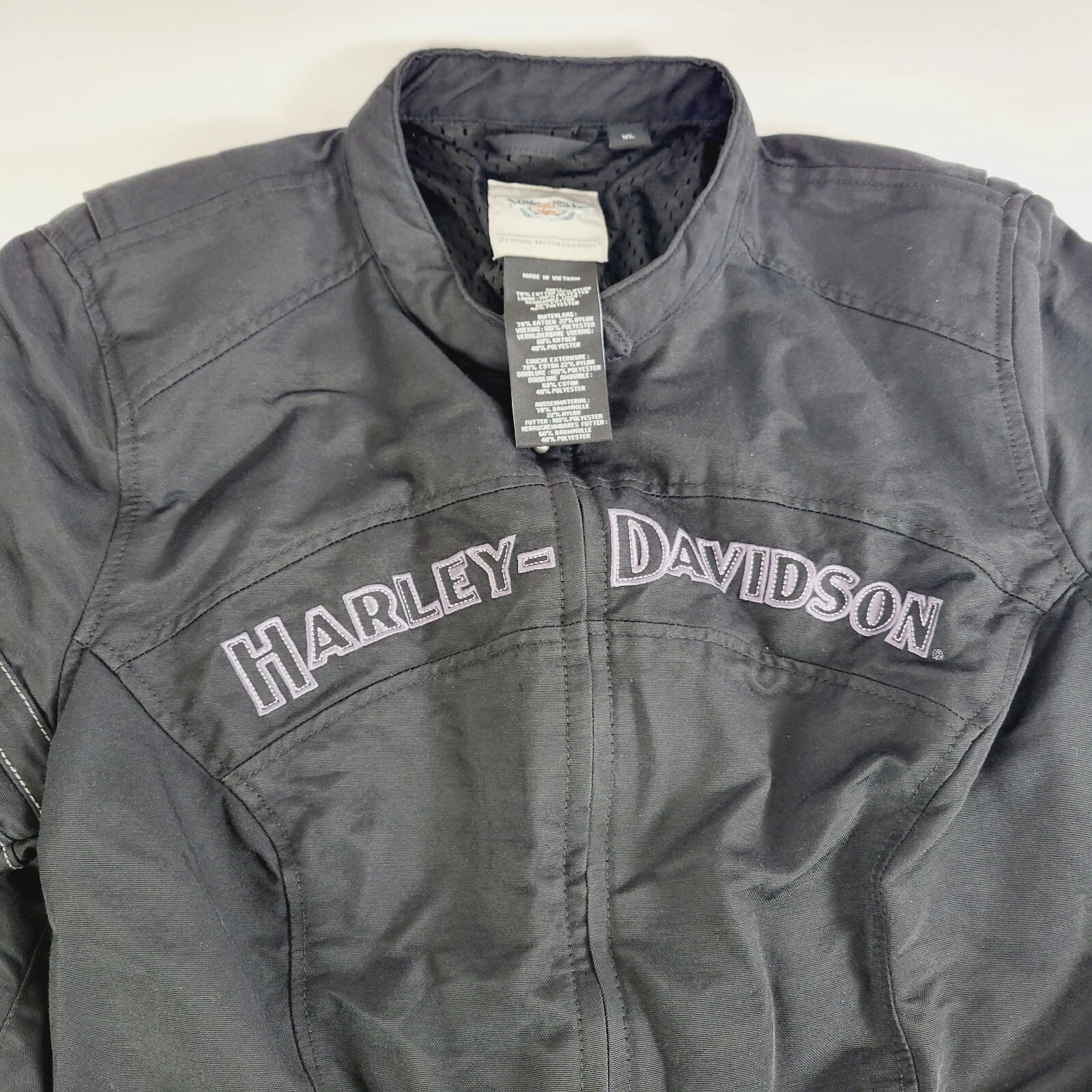 Women's Biker Jacket for Harley Davidson (XL)