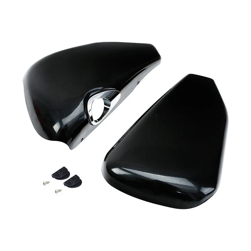Black Battery Covers for Harley Sportster XL 883 XL1200 (2014–2021)