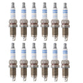 Set of 12 Bosch OE Fine Wire Double Platinum Spark Plugs for Audi VW (6.0L W12)