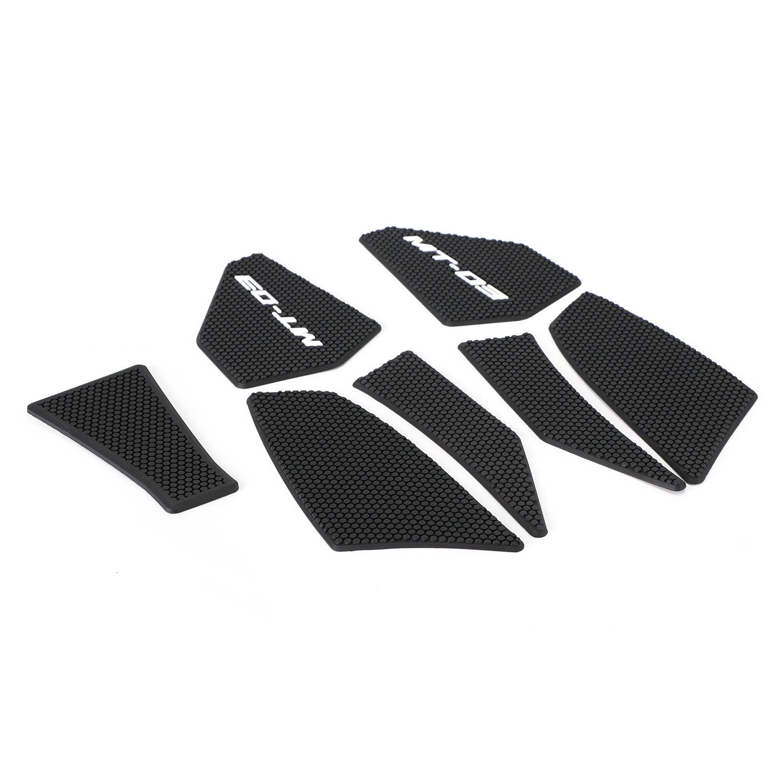 Rubber Knee Pads for Yamaha MT-03 (2020–2022) - Black Grips