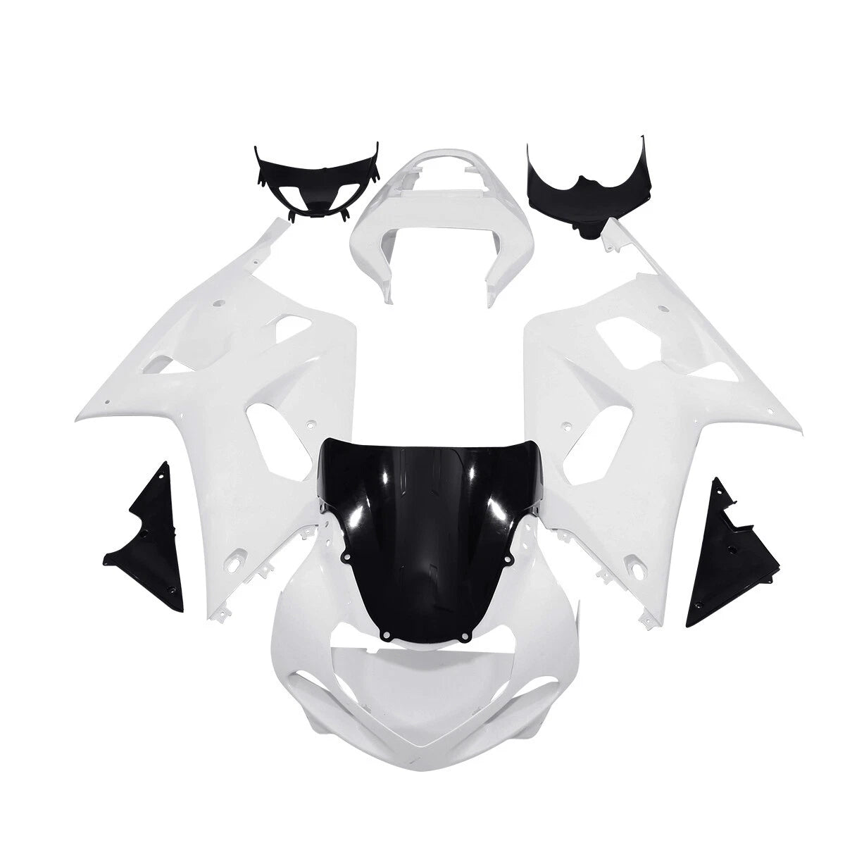 Fairing Kit for Suzuki GSXR600 GSXR750 (2001–2003) - Unpainted ABS