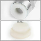 1/2" NPT Straight Fitting Female-Female Coupler Kit with Threaded Plug