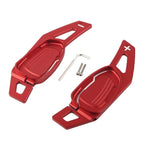 2X Steering Wheel Shift Paddle Shifter Trim Cover for Audi RS3 (2015–2016) Red