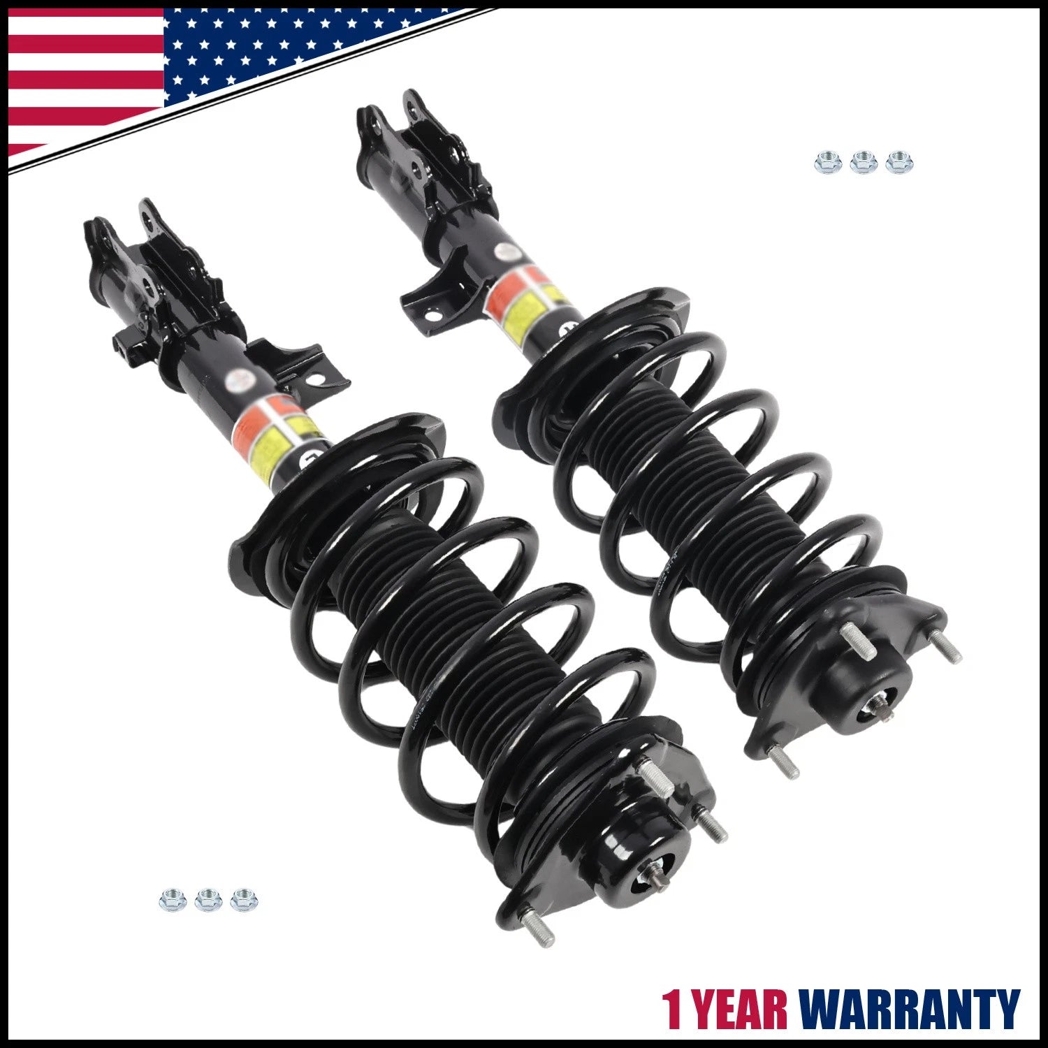 Pair Front L-R Shock Struts Assembly for Hyundai Tucson (2010–2016)