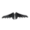 Black Fender Hood Air Flow Intake Trim for Car Side Ventilation Decals
