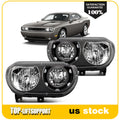 Headlight Assembly for Dodge Challenger (2008–2014) Black Housing
