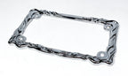 Chrome Metal Motorcycle License Plate Tag Frame for Harley Davidson (2010–2024)