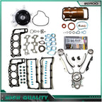 Full Gasket Set & Timing Chain Kit for Jeep Liberty (2002–2003) 3.7L V6