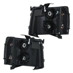 2X Smoked Headlight Assembly for Chevy Silverado (2007-2013)