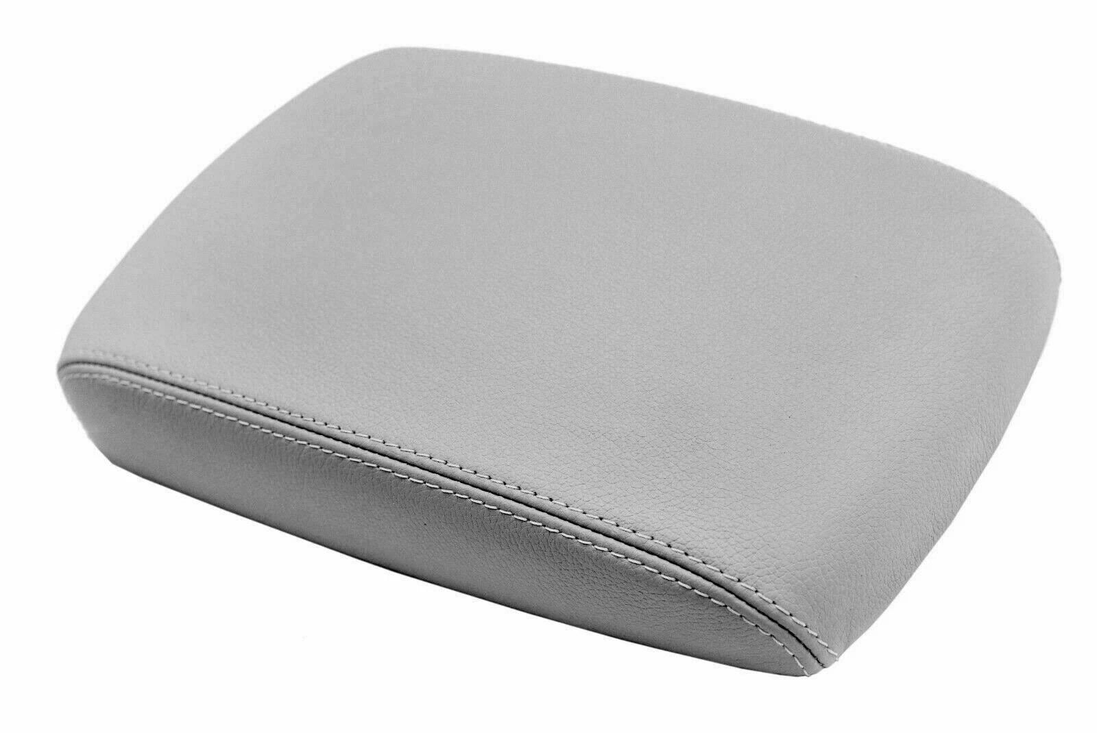 Leather Console Lid Armrest Cover for Nissan Maxima (2004–2008) Gray