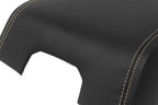 Leather Console Lid Armrest Cover for Ford F150 Raptor (2015–2020) Beige Stitch