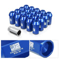20Pcs M12x1.5 Closed End Acorn Lug Nuts 42mm for Universal Fit