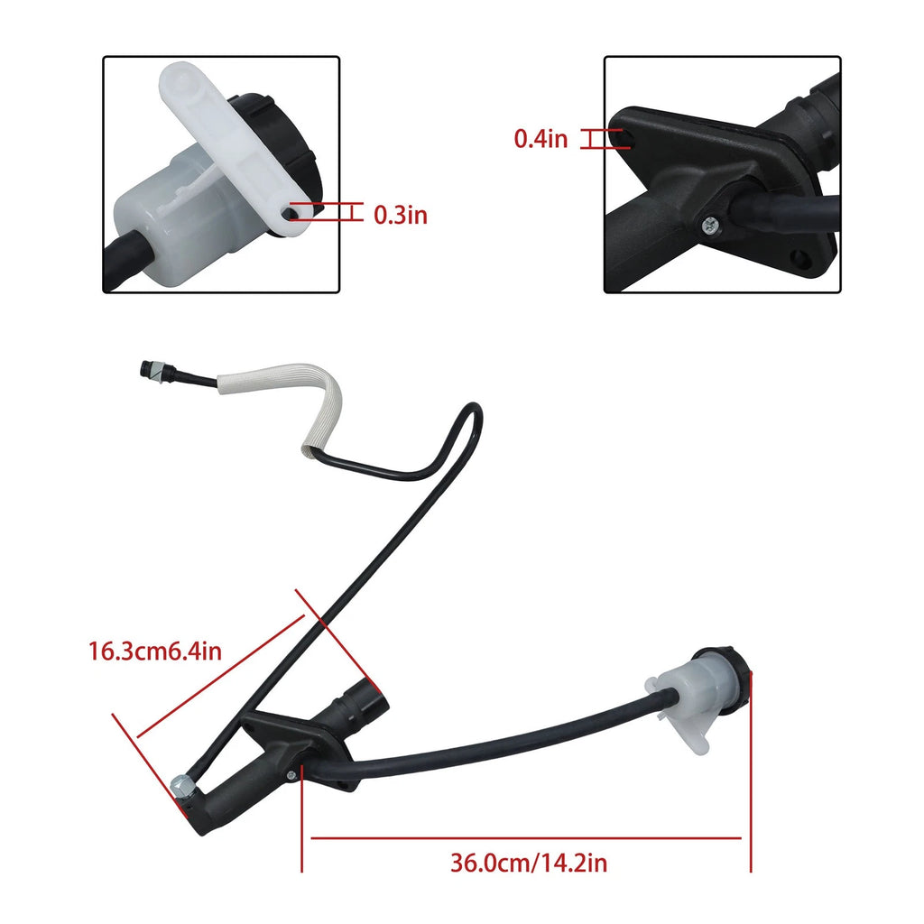 Clutch Master Cylinder and Line Assembly for Ford Ranger (1988-1991)