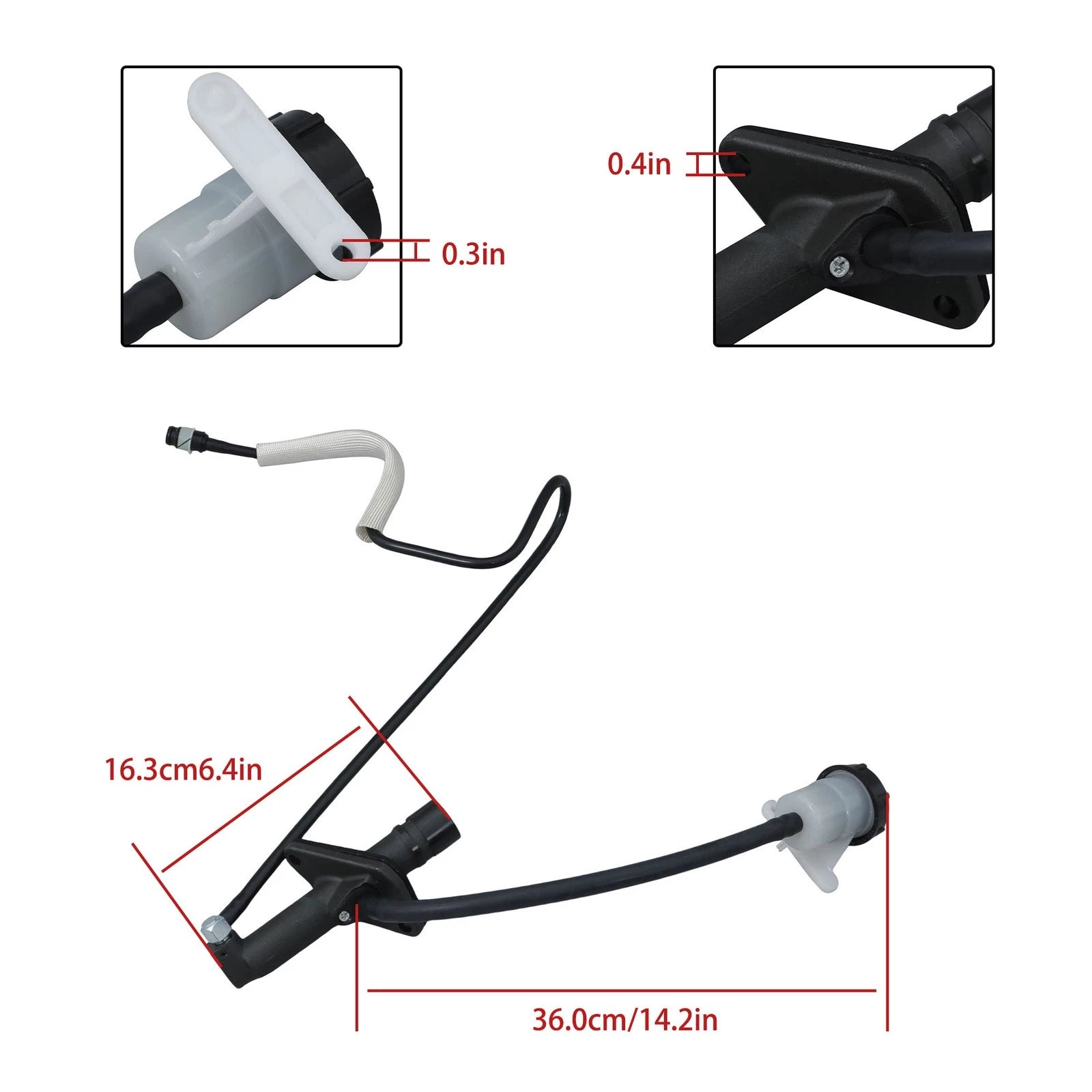 Clutch Master Cylinder and Line Assembly for Ford Ranger (1988-1991)