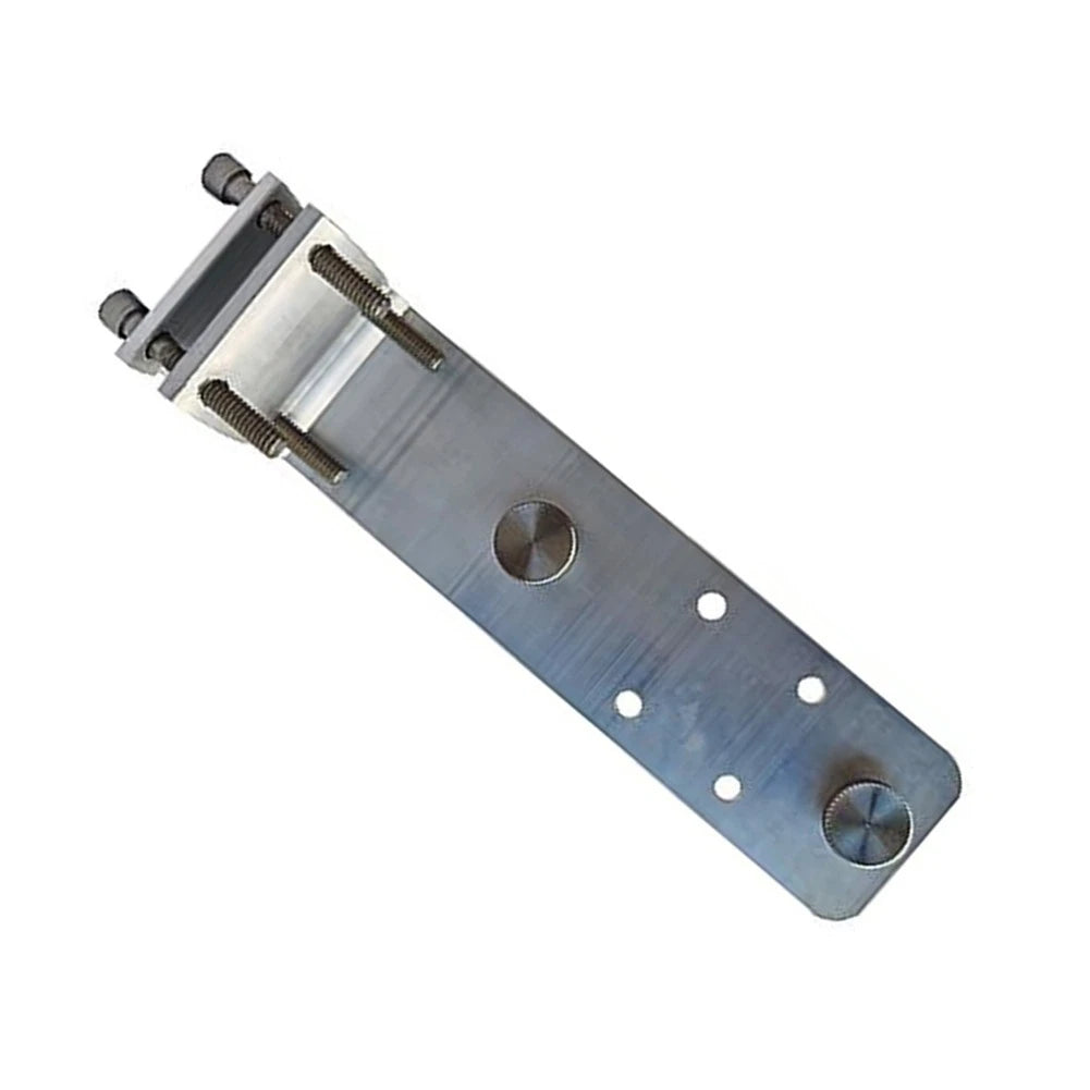 Boat Grill Mount for 7/8"-1-1/4" Round Rails (Anodized Aluminum, Stainless Steel)