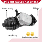 Oil Filter Housing with Seals for Mercedes-Benz CLA250 GLB250 (2019–2023) No.A2701800500