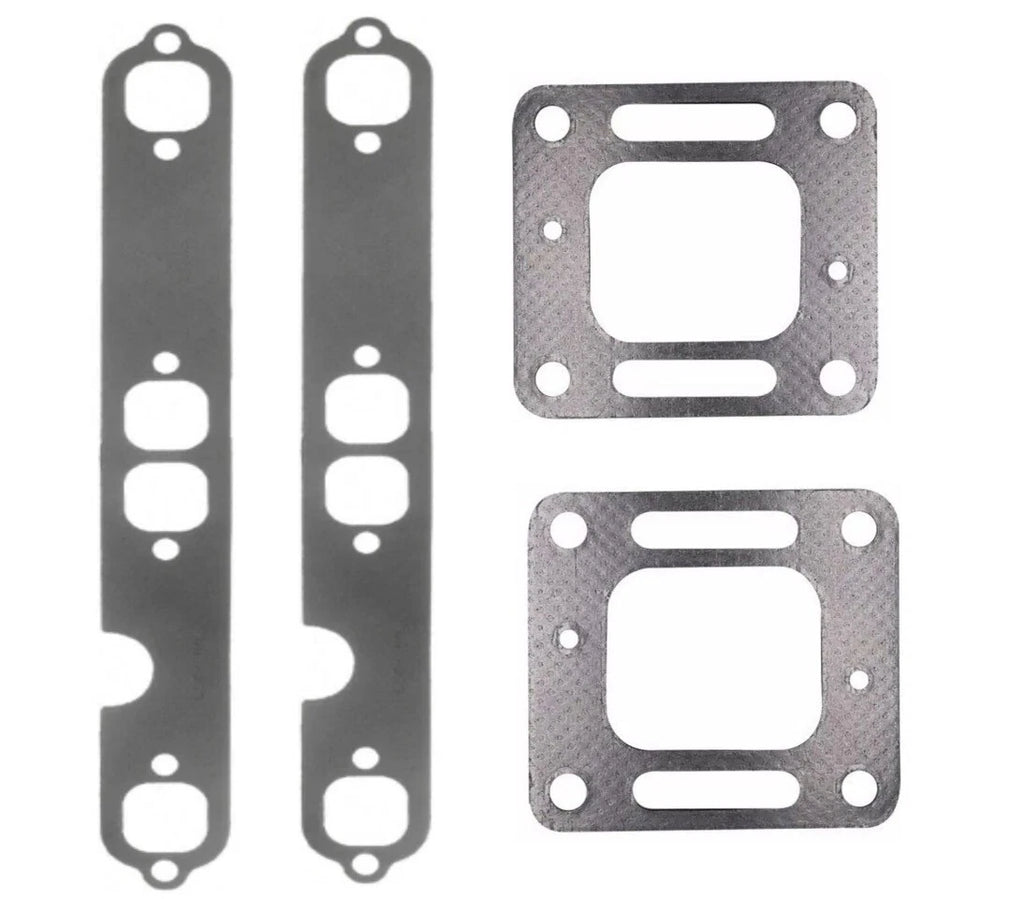Exhaust Riser Elbow Gasket Set for Mercruiser 5.0L 5.7L (27-33395, 27-863724)