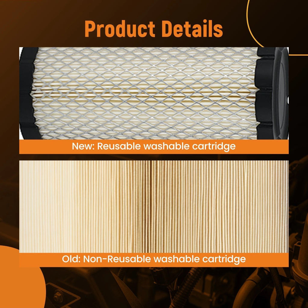 Set of 4 Engine Air Filters for Club Car Precedent Gas (2004–2016)
