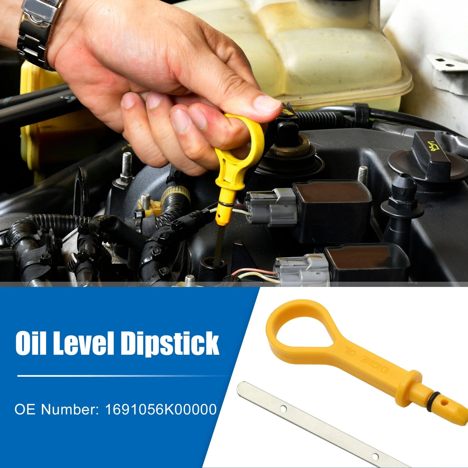 Engine Oil Fluid Level Dipstick for Suzuki Vitara (No. 1691056K00000)