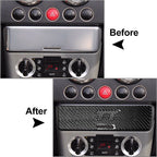 Center Console CD Radio Switch Control Panel Cover for Audi TT (2001–2006)
