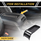 Carbon Fiber Central Armrest Storage Box Cover for Toyota Tundra (2014–2021)