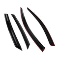Set of 4 Window Visors for Hyundai Elantra (2021–2024) Black