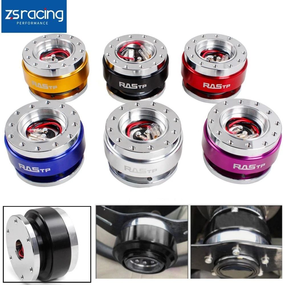 6-Hole Quick Release Steering Wheel Hub Adapter Snap Off Kit Universal