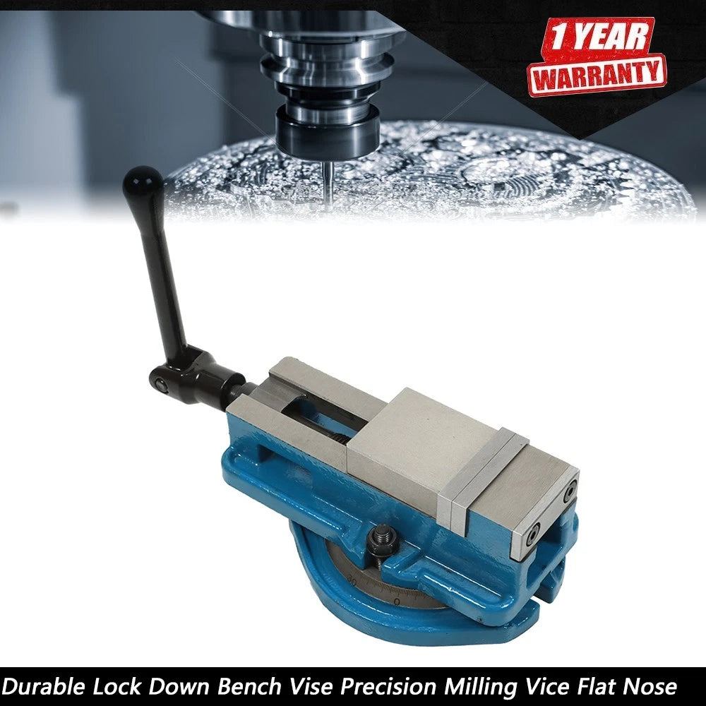 2-Inch Lock Down Bench Vise for Precision Milling