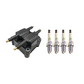 Set of 4 Hitachi Ignition Coils & NGK Platinum Spark Plugs for Neon Stratus (1995–2002)