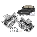 2X Front Brake Caliper with Brake Pad for Mitsubishi Lancer (2008-2017)