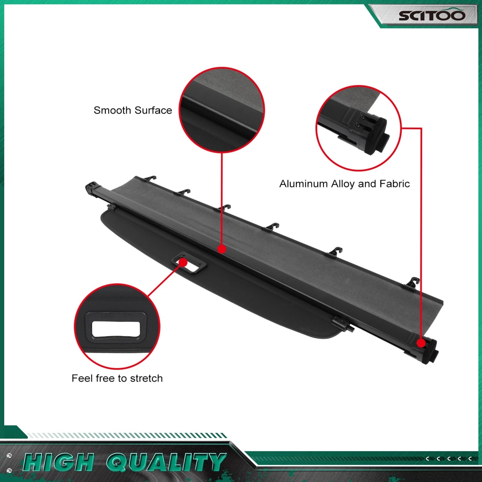 Retractable Cargo Cover for Volvo XC90 (2006–2013)