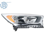 Right Passenger Side Halogen Chrome Headlight for Ford Escape (2017-2019)