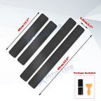 Carbon Fiber Door Sill Vinyl Scratch Protection Cover for 3D/4D (-)