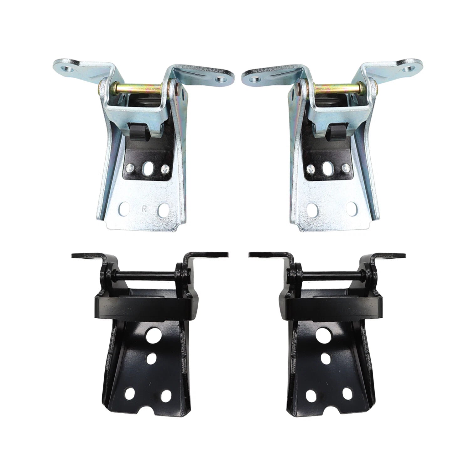 Set of 4 Front Upper Lower Door Hinges for Ford F150 F-250 F-350 (1980–1997)