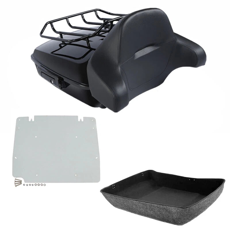 Chopped Trunk Backrest Plate for Harley Touring Road Street Glide (2014–2026)