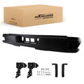 Black Steel Rear Bumper for Chevy Silverado 1500 (2014–2018) 11722504 Bolt-On