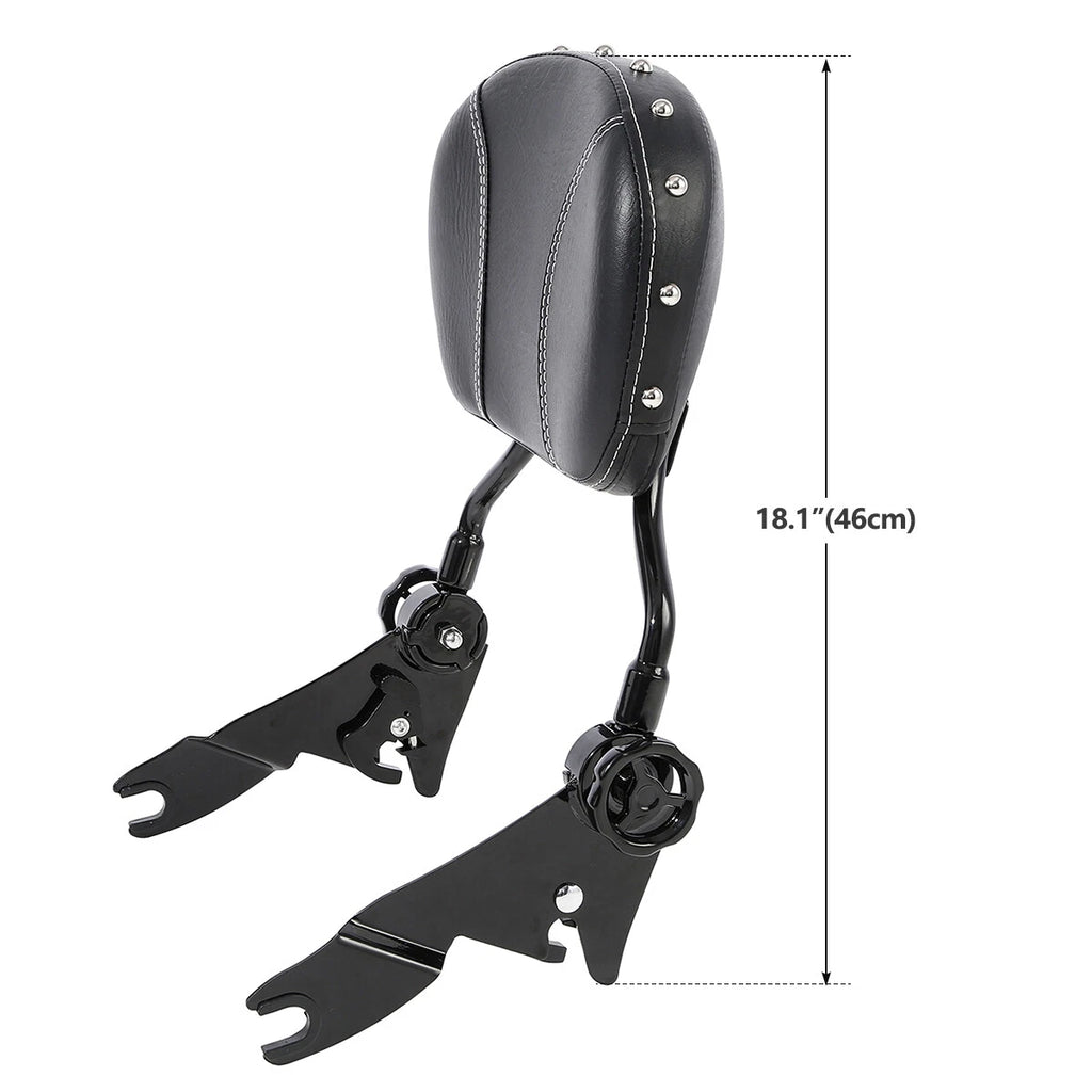 Backrest Pad for Harley Touring Street Road Glide (2009–2026) Black