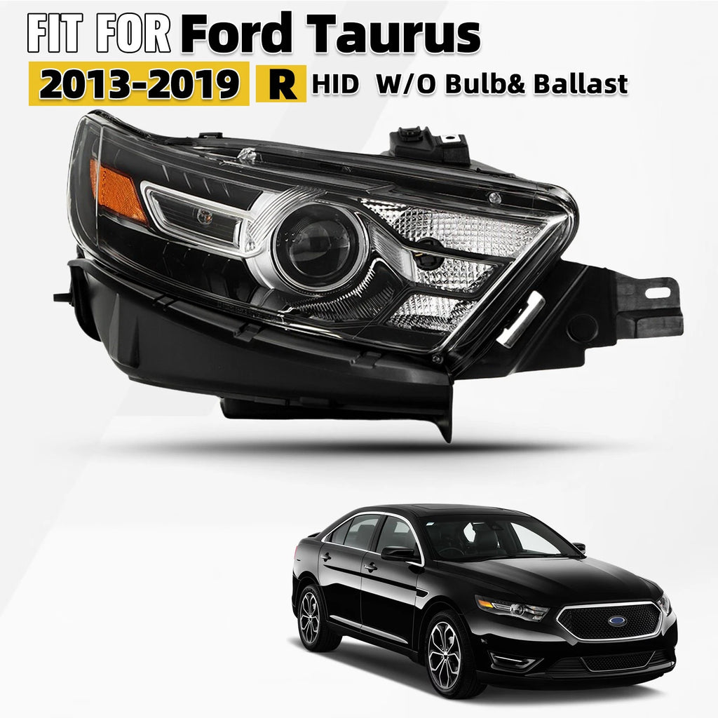 HID Headlight Projector for Ford Taurus (2013–2019) Right Side Black