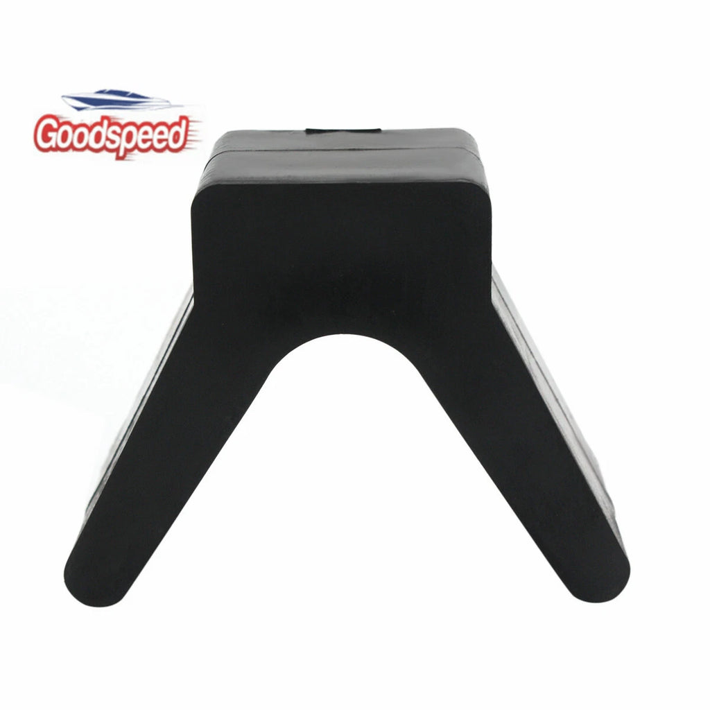 2 Inch Polyurethane V Bow Stop for Boat Trailer (Black)