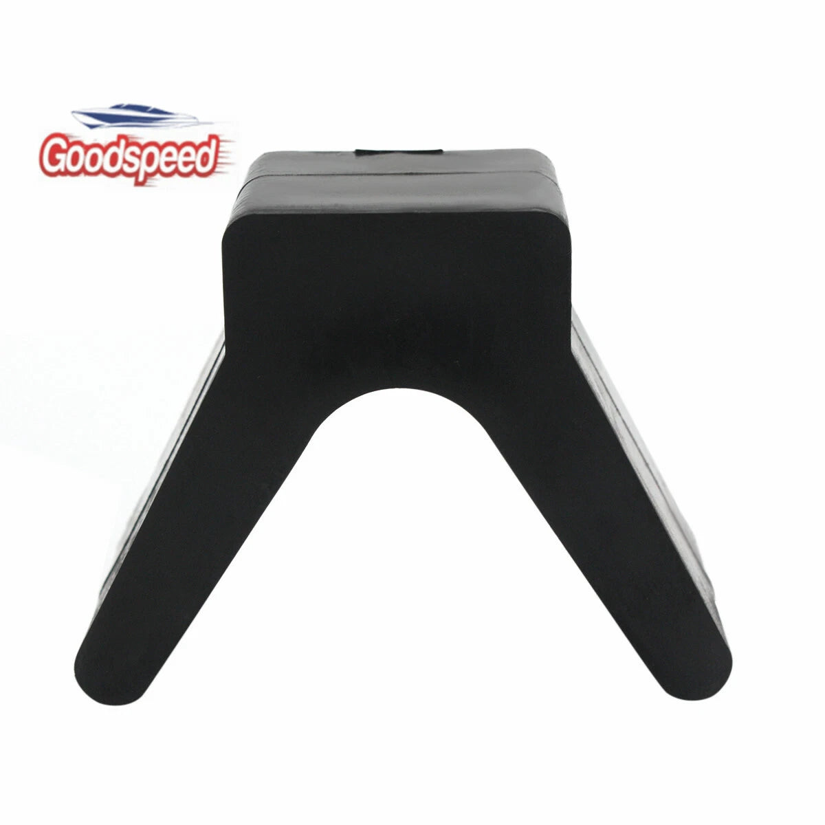 2 Inch Polyurethane V Bow Stop for Boat Trailer (Black)