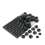 87PCS Bolt Topper Caps for Harley Softail Twin Cam (1984–2006) Chrome/Black