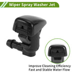 Windshield Washer Nozzle Set with Hose Connector for Chevrolet (No. 95226510)