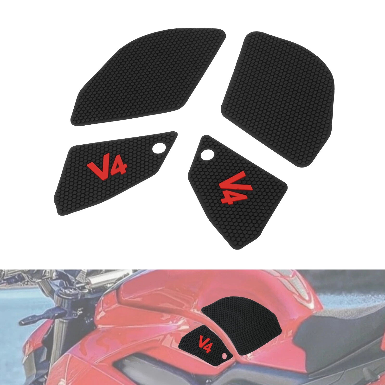 Tank Pads Fuel Tank Protector for Ducati Panigale V4/V4 SP2/S (2022)
