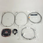 Complete Black Brake Line Kit for Harley XL (1999–2003)