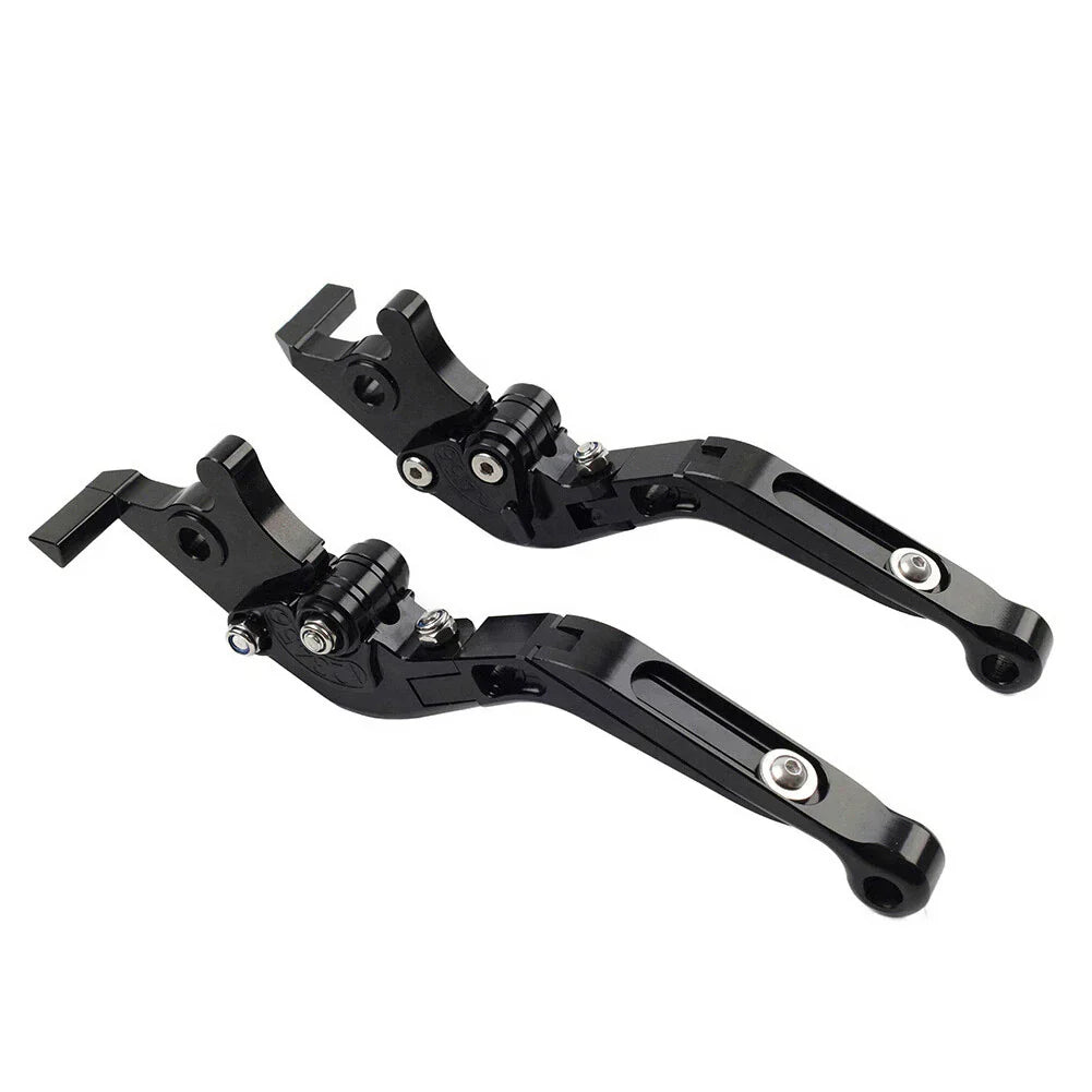Black CNC Extendable Brake Clutch Levers for BMW S1000XR (2015-2021)